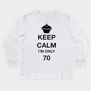 70th birthday shirt! Kids Long Sleeve T-Shirt